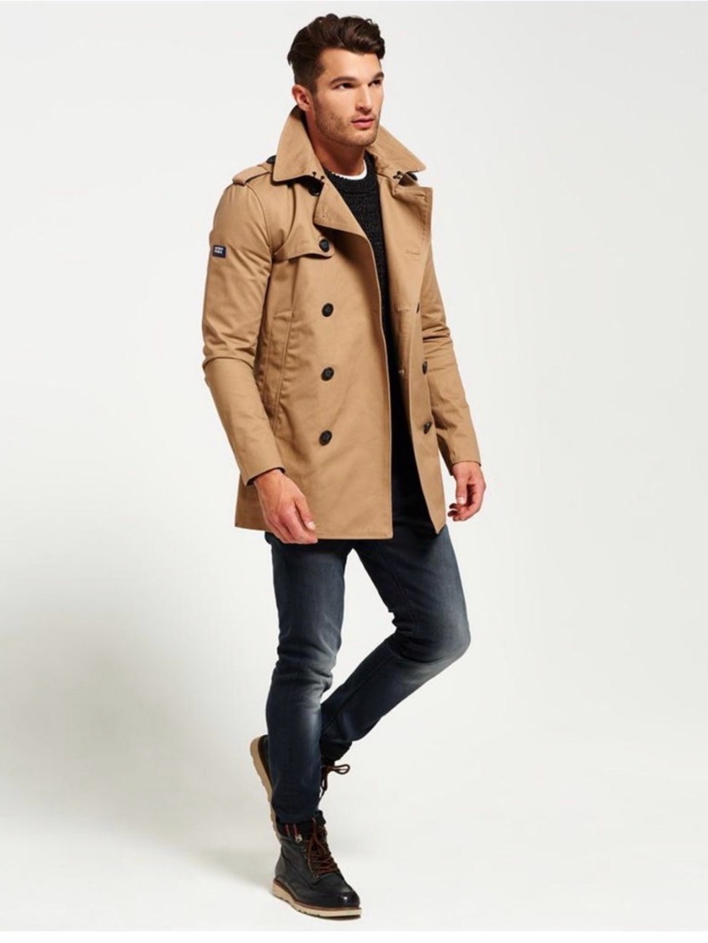 Superdry Men's Remastered Rogue Trench